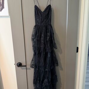 Altar’d State Elegant Black Evening Gown